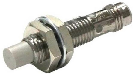 Omron Inductive Threaded Barrel Proximity Sensor, M8, 4 mm Detection, PNP NO, 10 → 30 V dc [E2E-X4MB1T8-M3]; 237-5524