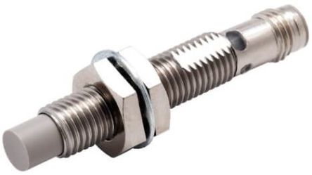 Omron Inductive Threaded Barrel Proximity Sensor, M8, 4 mm Detection, PNP NO, 10 → 30 V dc [E2E-X4MB1TL8-M5]; 237-5526
