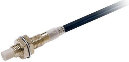 Omron Inductive Threaded Barrel Proximity Sensor, M8, 4 mm Detection, PNP NC, 10 → 30 V dc [E2E-X4MB28 5M]; 237-5528
