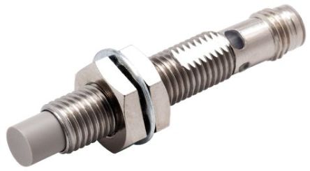 Omron Inductive Threaded Barrel Proximity Sensor, M8, 4 mm Detection, NPN NO, 10 → 30 V dc [E2E-X4MC1L8-M5]; 237-5533