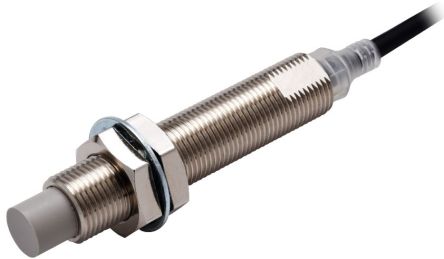 Omron Inductive Threaded Barrel Proximity Sensor, M18, 8 mm Detection, PNP NO, 10 → 30 V dc [E2E-X8B1TL18 5M]; 237-5541