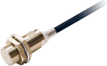 Omron Inductive Threaded Barrel Proximity Sensor, M18, 8 mm Detection, PNP NC, 10 → 30 V dc [E2E-X8B218 5M]; 237-5543