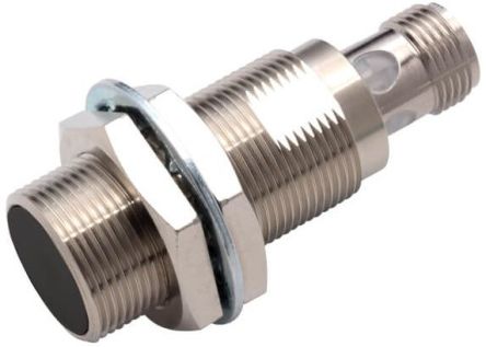 Omron Inductive Threaded Barrel Proximity Sensor, M18, 8 mm Detection, PNP NC, 10 → 30 V dc [E2E-X8B218-M1]; 237-5544