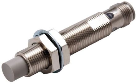Omron Inductive Threaded Barrel Proximity Sensor, M12, 8 mm Detection, NPN NC, 10 → 30 V dc [E2E-X8MC1L12-M1]; 237-5555