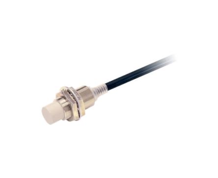 Omron Inductive Threaded Barrel Proximity Sensor, M18, 16 mm Detection, PNP NO, 10 → 30 V dc [E2E-X16MB1T18 5M]; 237-6973
