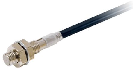 Omron Inductive Threaded Barrel Proximity Sensor, M8, 2 mm Detection, PNP NO, 10 → 30 V dc [E2E-X2B1T8 5M]; 237-6978
