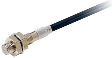 Omron Inductive Threaded Barrel Proximity Sensor, M8, 2 mm Detection, NPN NO, 10 → 30 V dc [E2E-X2C18 2M]; 237-6984