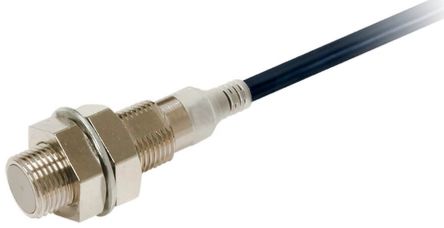 Omron Inductive Threaded Barrel Proximity Sensor, M12, 4 mm Detection, PNP NC, 10 → 30 V dc [E2E-X4B212 2M]; 237-6990