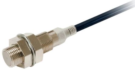 Omron Inductive Threaded Barrel Proximity Sensor, M12, 4 mm Detection, PNP NC, 10 → 30 V dc [E2E-X4B212 5M]; 237-6991