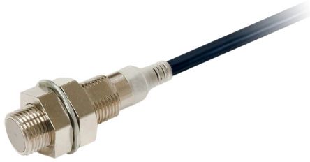 Omron Inductive Threaded Barrel Proximity Sensor, M12, 4 mm Detection, NPN NO, 10 → 30 V dc [E2E-X4C112 5M]; 237-6994