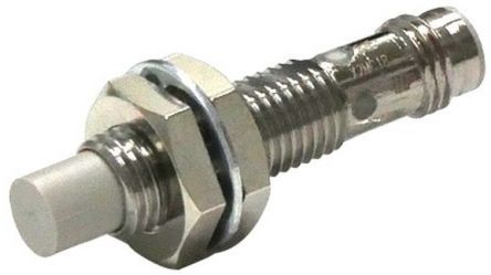 Omron Inductive Threaded Barrel Proximity Sensor, M8, 4 mm Detection, PNP NC, 10 → 30 V dc [E2E-X4MB1T8-M5]; 237-6997