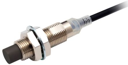 Omron Inductive Threaded Barrel Proximity Sensor, M12, 8 mm Detection, PNP NO, 10 → 30 V dc [E2E-X8MB1T12 5M]; 237-7008