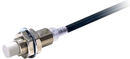 Omron Inductive Threaded Barrel Proximity Sensor, M12, 8 mm Detection, PNP NC, 10 → 30 V dc [E2E-X8MB212 2M]; 237-7012