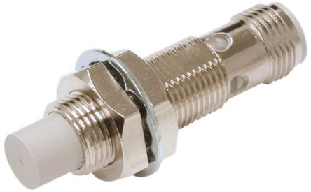 Omron Inductive Threaded Barrel Proximity Sensor, M12, 8 mm Detection, PNP NC, 10 → 30 V dc [E2E-X8MB212-M1]; 237-7013