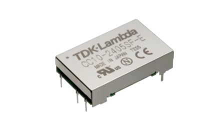 TDK-Lambda CC-E DC-DC Converter, 12V/, 9 → 18 V dc Input, 10.8W, PCB Mount [CC10-1212DR-E]; 237-7405