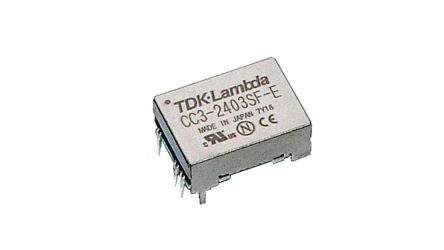 TDK-Lambda CC-E DC-DC Converter, 5V dc/, 2.97 → 5.5 V dc Input, 3W, PCB Mount [CC3-0305SR-E]; 237-7412