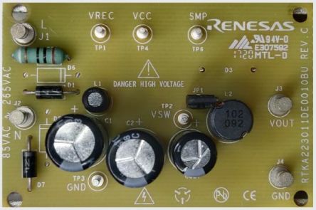 Renesas Electronics RAA223011 Buck Converter for RAA2230114GSP#AA0 [RTKA223011DE0010BU]; 237-7529