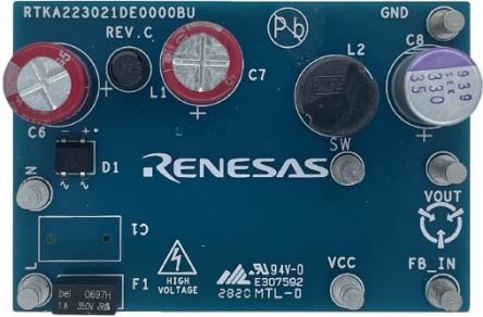 Renesas Electronics RAA223021 Buck Converter for RAA2230114GSP#AA0 [RTKA223021DE0000BU]; 237-7536