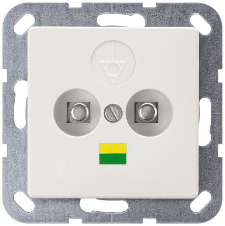 Siemens White 2 Gang Plug Socket, Outdoor Use [5TG2564]; 237-7957