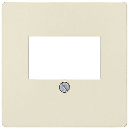 Siemens White 1 Gang Thermoplastic Buchse Cover Plate [5TG2593-2]; 237-7959