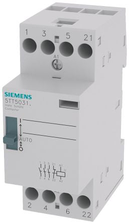 Siemens DIN Rail Non-Latching Relay, 230V ac Coil, 25A Switching Current, 3PDT [5TT5831-6]; 237-7965