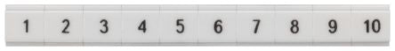 Siemens, 8WH8121 Marker Strip for use with Standard Labelling System, Terminal Block [8WH8121-3AB45]; 237-8022