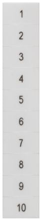Siemens, 8WH8140 Marker Strip for use with Standard Labelling System, Terminal Block [8WH8140-3AB55]; 237-8027