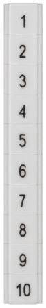 Siemens, 8WH8141 Marker Strip for use with Standard Labelling System, Terminal Block [8WH8141-2AB45]; 237-8045