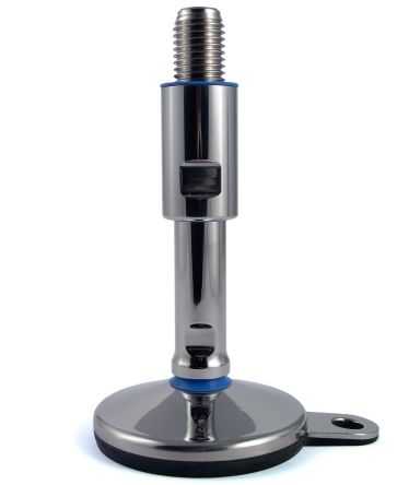 RS PRO M16 Stainless Steel Hygienic Adjustable Foot, 2500kg Static Load Capacity 15° Tilt Angle [0]; 237-8184