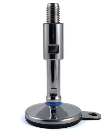 RS PRO M20 Stainless Steel Hygienic Adjustable Foot, 2500kg Static Load Capacity 15° Tilt Angle [0]; 237-8185