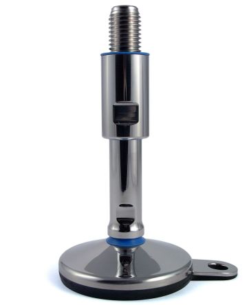 RS PRO M20 Stainless Steel Hygienic Adjustable Foot, 2000kg Static Load Capacity 15° Tilt Angle [0]; 237-8191