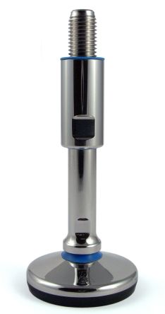 RS PRO M20 Stainless Steel Hygienic Adjustable Foot, 3000kg Static Load Capacity 15° Tilt Angle [0]; 237-8194