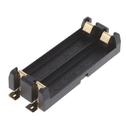 RS PRO 2 x AAA Battery Holder, Leaf Spring Contact [0]; 237-8240