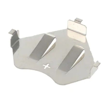 RS PRO CR2430 Battery Clip, Leaf Spring Contact [0]; 237-8249