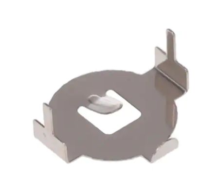RS PRO CR1220 Battery Clip, Leaf Spring Contact [0]; 237-8262