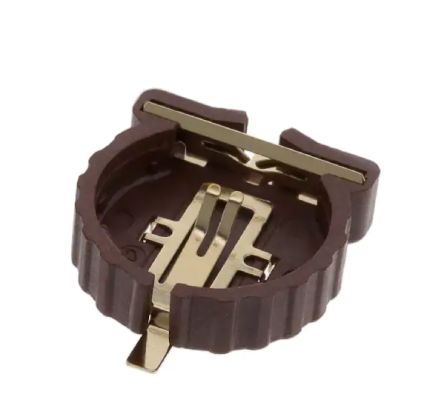 RS PRO CR1220 Battery Holder, Leaf Spring Contact [0]; 237-8296