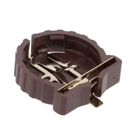 RS PRO CR1220 Battery Holder, Leaf Spring Contact [0]; 237-8301