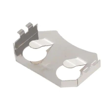 RS PRO CR2032 Battery Clip, Leaf Spring Contact [0]; 237-8336
