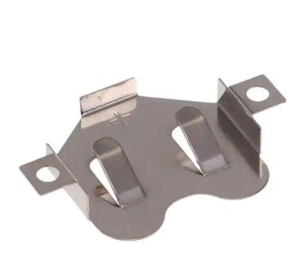 RS PRO CR2032 Battery Clip, Leaf Spring Contact [0]; 237-8339