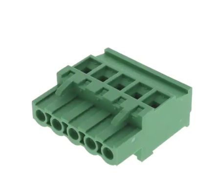 RS PRO, 5.08mm Pitch, 5 Way, Pluggable Terminal Block, Plug, Free Hanging (In Line) [0]; 237-8440