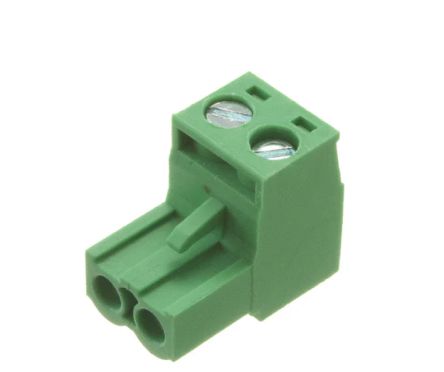 RS PRO, 5mm Pitch, 2 Way, Pluggable Terminal Block, Plug, Free Hanging (In Line) [0]; 237-8441
