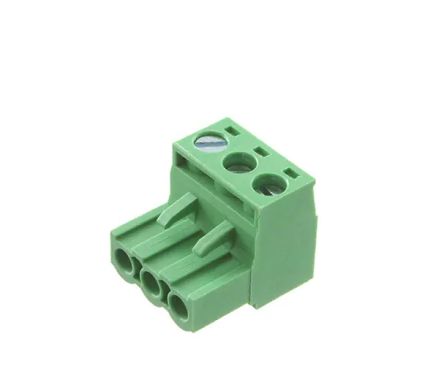 RS PRO, 5mm Pitch, 3 Way, Pluggable Terminal Block, Plug, Free Hanging (In Line) [0]; 237-8446