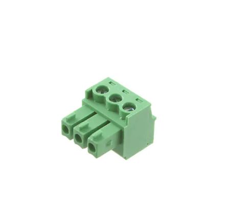 RS PRO, 3.81mm Pitch, 3 Way, Pluggable Terminal Block, Plug, Free Hanging (In Line) [0]; 237-8474