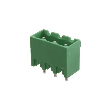RS PRO, 5mm Pitch, 3 Way, Pluggable Terminal Block, Header, Through Hole [0]; 237-8493