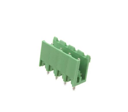 RS PRO, 5mm Pitch, 4 Way, Pluggable Terminal Block, Header, Through Hole [0]; 237-8500