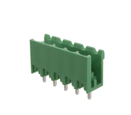RS PRO, 5mm Pitch, 5 Way, Pluggable Terminal Block, Header, Through Hole [0]; 237-8508