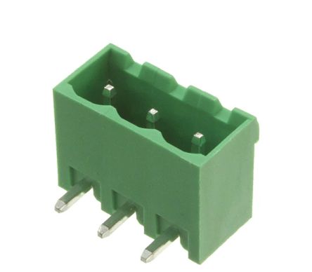 RS PRO, 5mm Pitch, 3 Way, Pluggable Terminal Block, Header, Through Hole [0]; 237-8526