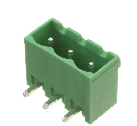 RS PRO, 5.08mm Pitch, 3 Way, Pluggable Terminal Block, Header, Through Hole [0]; 237-8530