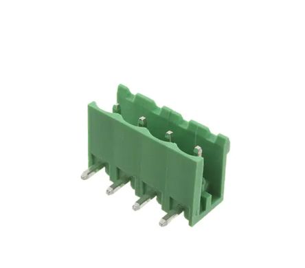 RS PRO, 5mm Pitch, 4 Way, Pluggable Terminal Block, Header, Through Hole [0]; 237-8531