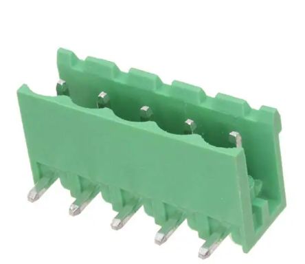 RS PRO, 5.08mm Pitch, 5 Way, Pluggable Terminal Block, Header, Through Hole [0]; 237-8545